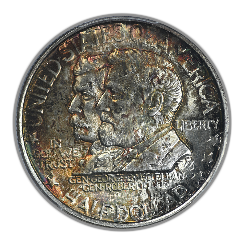 1937 Antietam Classic Commemorative Half Dollar 50C PCGS MS66 - TONED Obverse