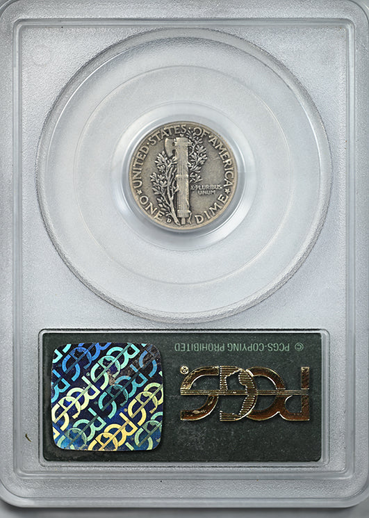 1942/1-D Mercury Dime 10C PCGS VF25 OGH