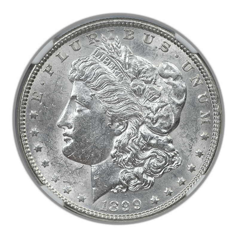 1899 Morgan Dollar $1 NGC MS61