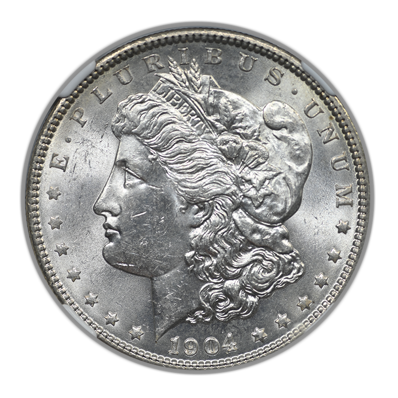 1904 Morgan Dollar $1 NGC MS62