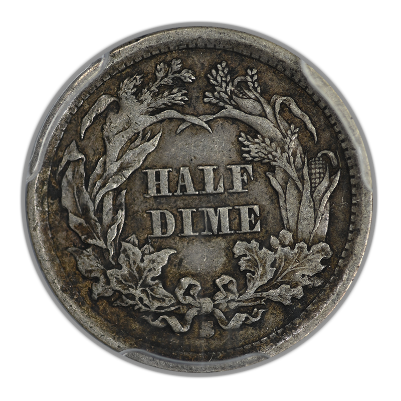 1866-S Liberty Seated Half Dime H10C PCGS XF40