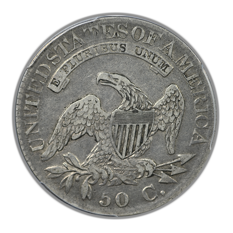 1825 Capped Bust Half Dollar 50C PCGS VF30 - Overton 102