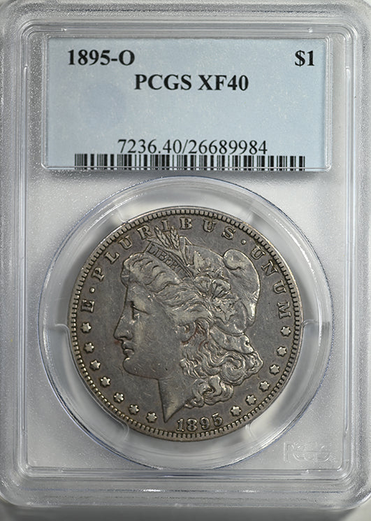 1895-O Morgan Dollar $1 PCGS XF40