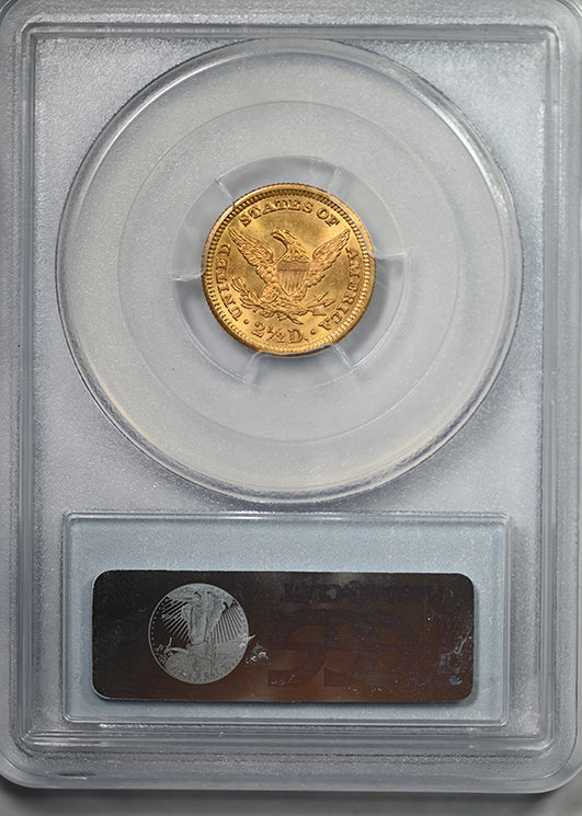 1903 Liberty Head Gold Quarter Eagle $2.50 PCGS MS63 CAC