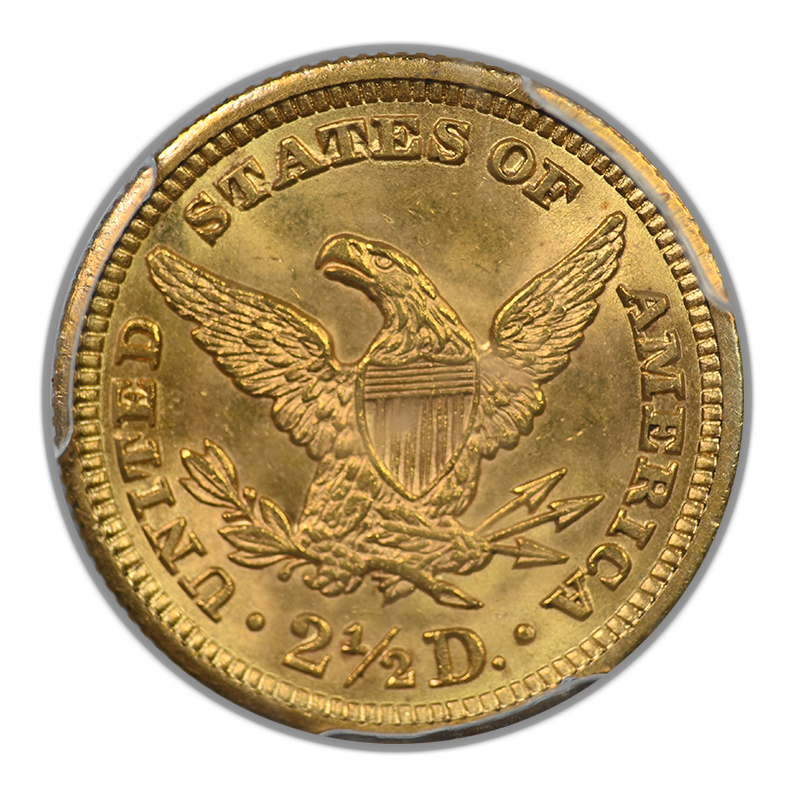 1903 Liberty Head Gold Quarter Eagle $2.50 PCGS MS63 CAC