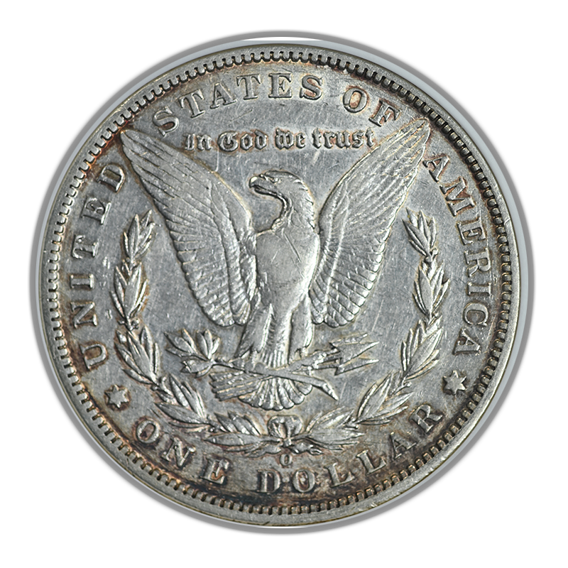 1893-O Morgan Dollar $1 ANACS EF40 Reverse