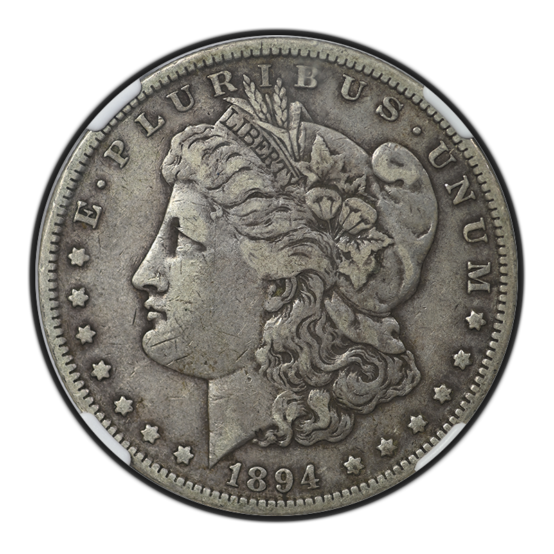 1894 Morgan Dollar $1 NGC VF20 Obverse