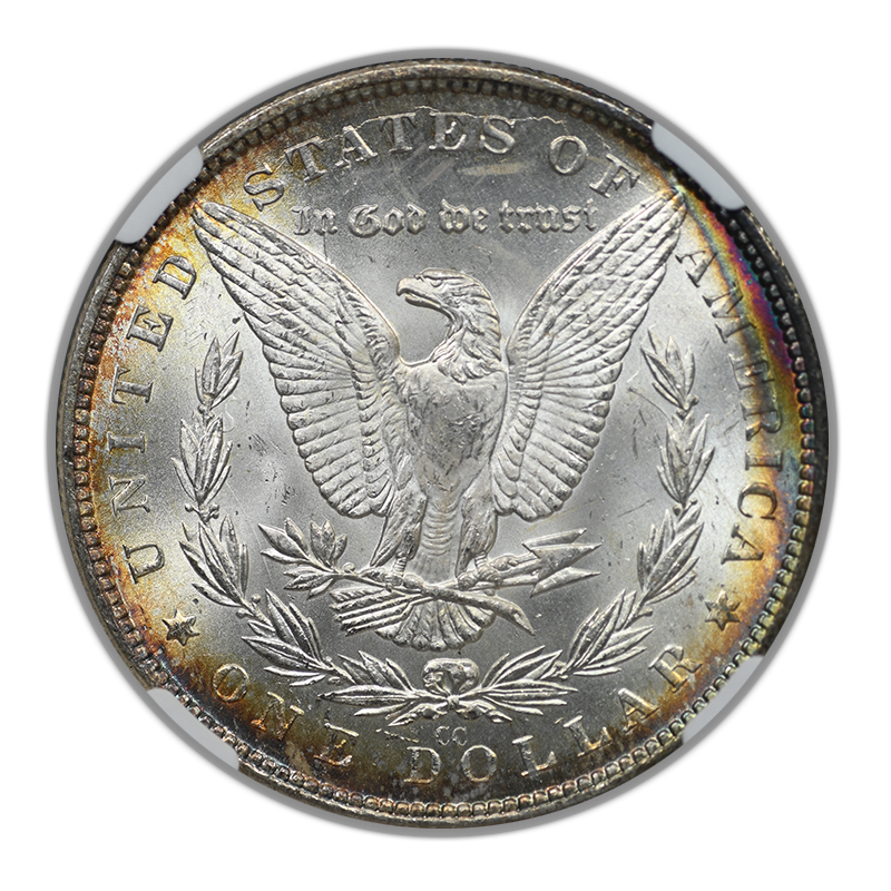 1882-CC Morgan Dollar $1 NGC MS64 - TONED!