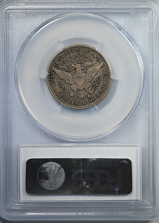 1913 Barber Quarter 25C PCGS VF30 CAC Reverse Slab