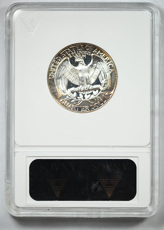 1956 Proof Washington Quarter 25C ANACS Soapbox PF68 CAMEO - TONED!