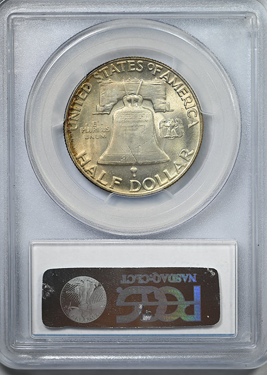 1948 Franklin Half Dollar 50C PCGS MS65FBL - Full Bell Lines - TONED!