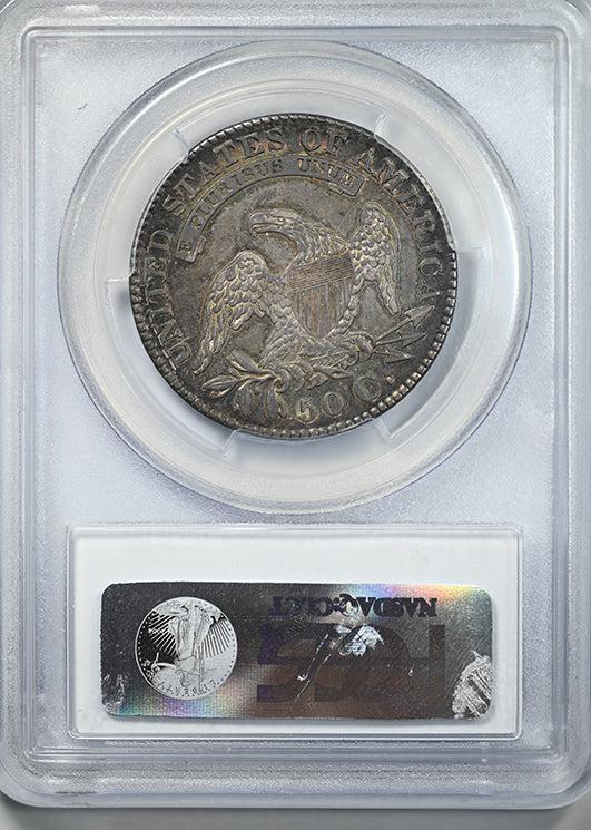 1829 Capped Bust Half Dollar 50C PCGS AU53