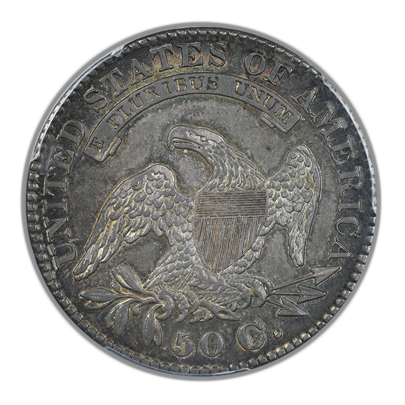 1829 Capped Bust Half Dollar 50C PCGS AU53