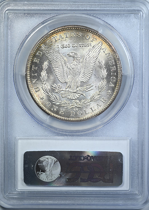 1892-CC Morgan Dollar $1 PCGS MS63 Reverse Slab