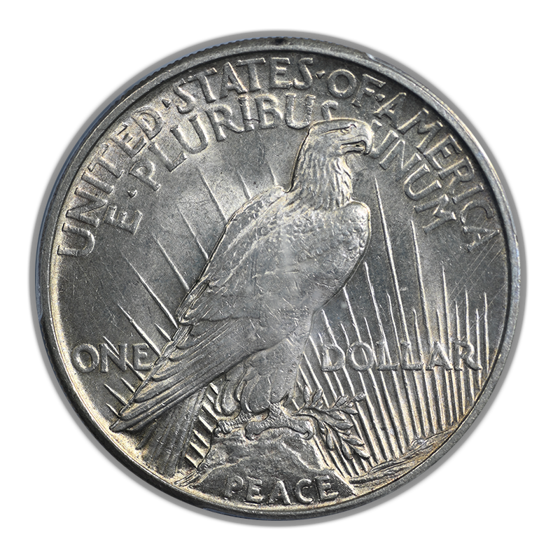 1921 Peace Dollar $1 PCGS MS61