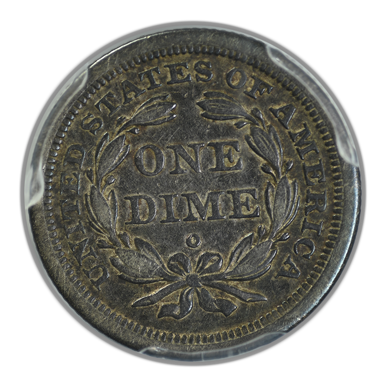 1841-O Liberty Seated Dime 10C PCGS VF35 Reverse