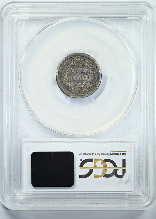 1841-O Liberty Seated Dime 10C PCGS VF35 Reverse Slab