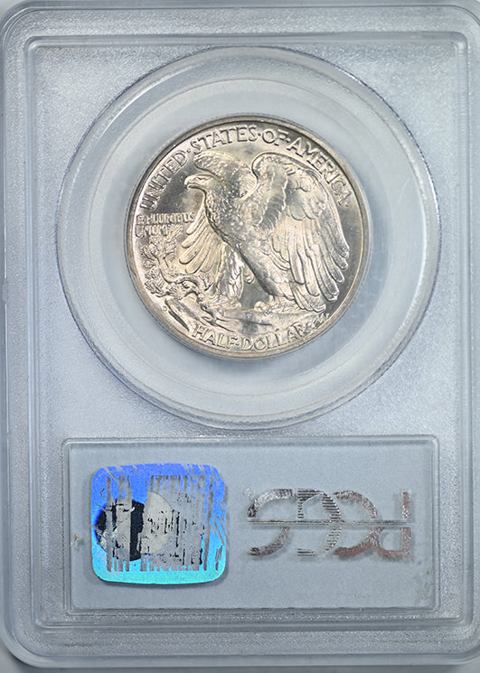 1938-D Walking Liberty Half Dollar 50C PCGS MS66 Reverse Slab