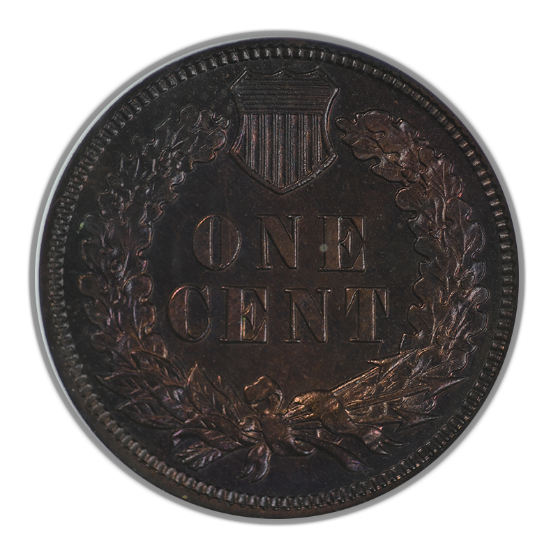 1892 Proof Indian Head Cent 1C ANACS PR64RB Reverse