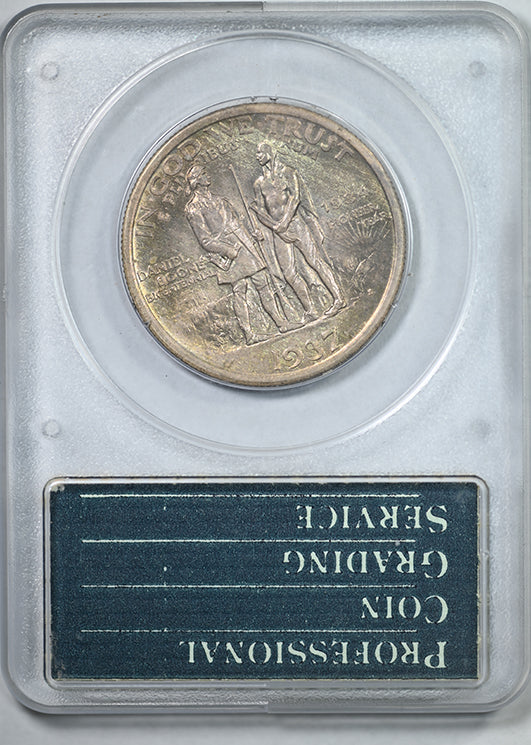 1937-S Boone Classic Commemorative Half Dollar 50C PCGS Rattler MS64