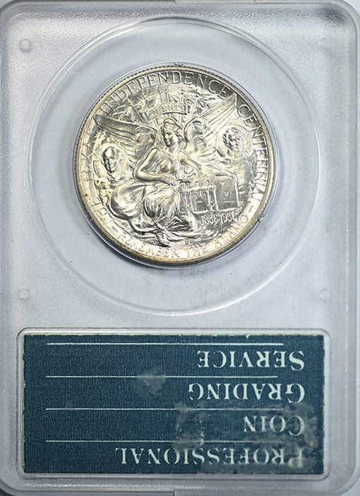1936-D Texas Classic Commemorative Half Dollar 50C PCGS Rattler MS65 Reverse Slab