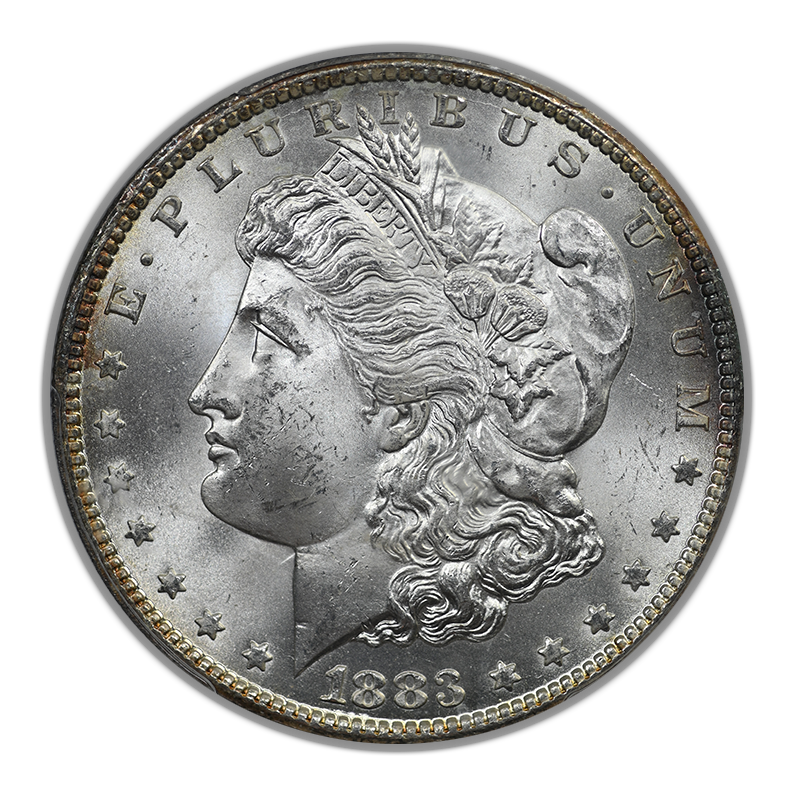 1883-CC Morgan Dollar $1 PCGS MS65