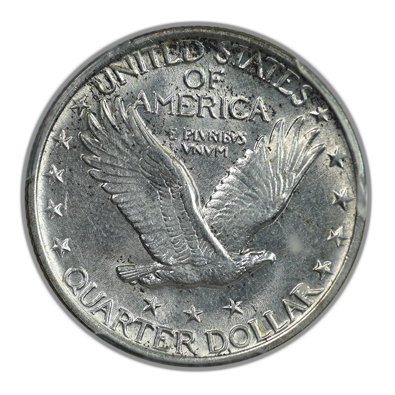 1920 Standing Liberty Quarter 25C PCGS AU58