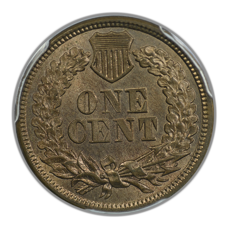 1862 Indian Head Cent 1C PCGS MS65 Reverse