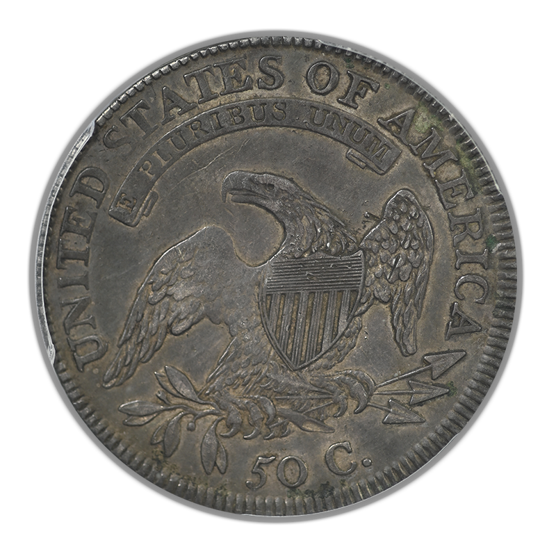 1809 Capped Bust Half Dollar 50C PCGS VF35 Overton 101 XXX Edge