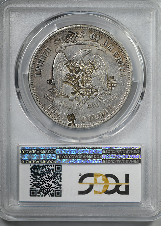 1877 Trade Dollar T$1 PCGS VF30 - Chop Mark