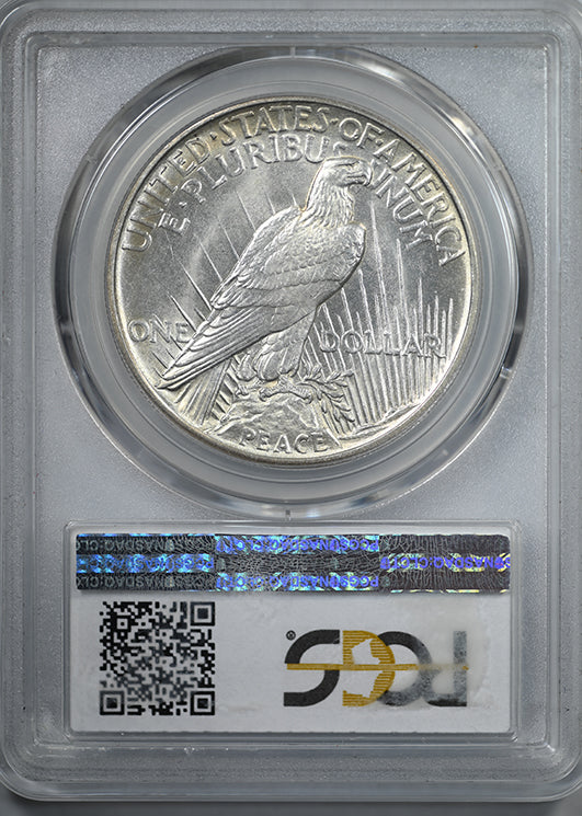 1921 Peace Dollar $1 PCGS MS63