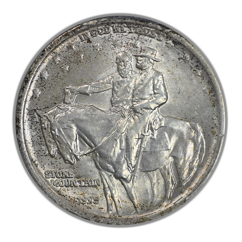 1925 Doubled Die Obverse Stone Mountain Classic Commemorative Half Dollar 50C PCGS MS64 FS-101 DDO