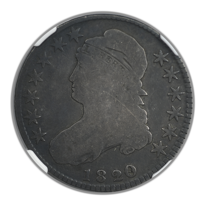 1820/19 Capped Bust Half Dollar 50C NGC G4