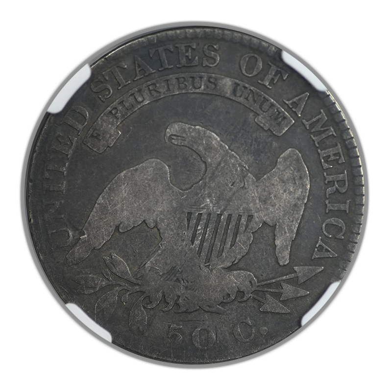 1820/19 Capped Bust Half Dollar 50C NGC G4