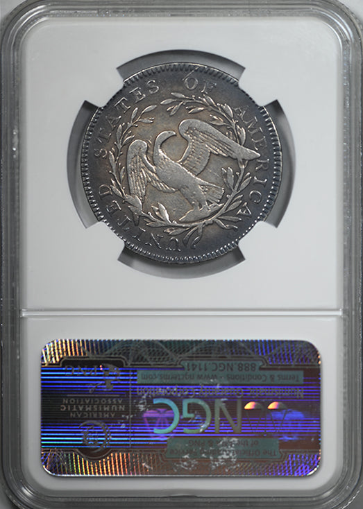1795/1795 Flowing Hair Half Dollar 50C NGC VF Details O-112