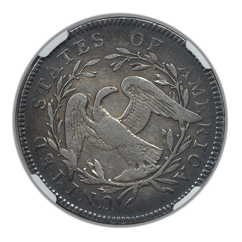1795/1795 Flowing Hair Half Dollar 50C NGC VF Details O-112