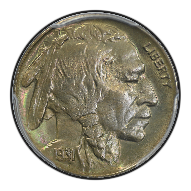 1931-S Buffalo Nickel 5C PCGS MS65 Obverse