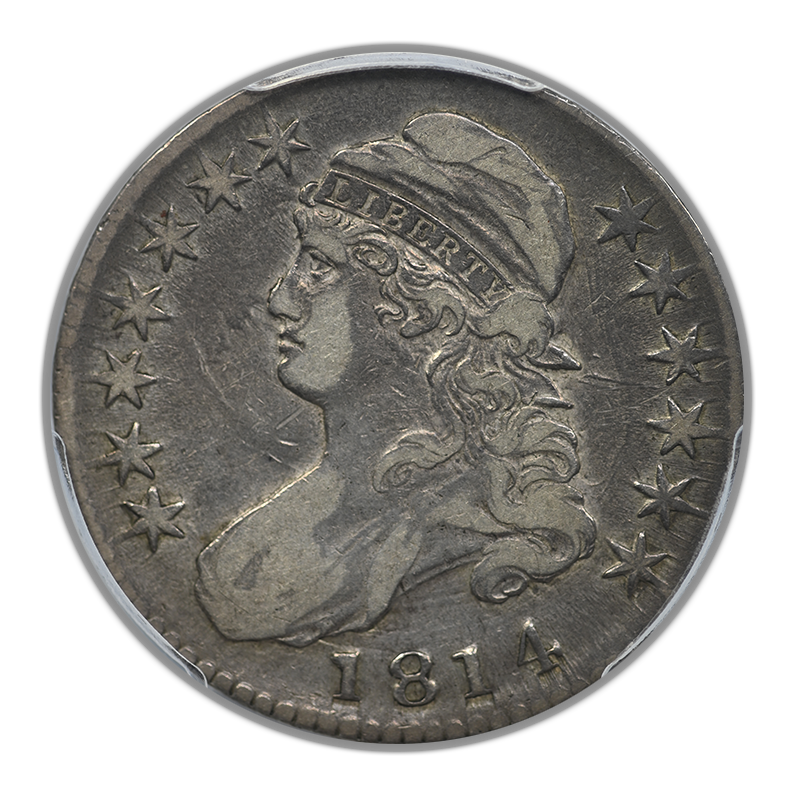 1814 Capped Bust Half Dollar 50C PCGS VF30 - Overton 107a R5 Obverse