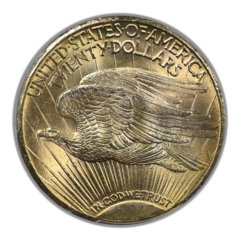 1928 Saint Gaudens Gold Double Eagle $20 PCGS MS65