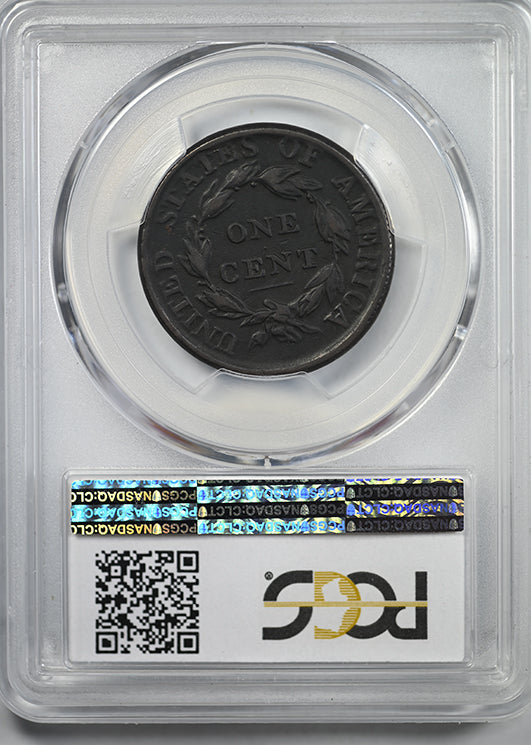 1810/09 Classic Head Large Cent 1C PCGS F12 Reverse Slab