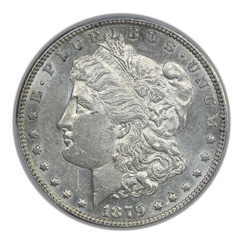 1879-S Morgan Dollar $1 PCGS AU55 - Reverse of 1878
