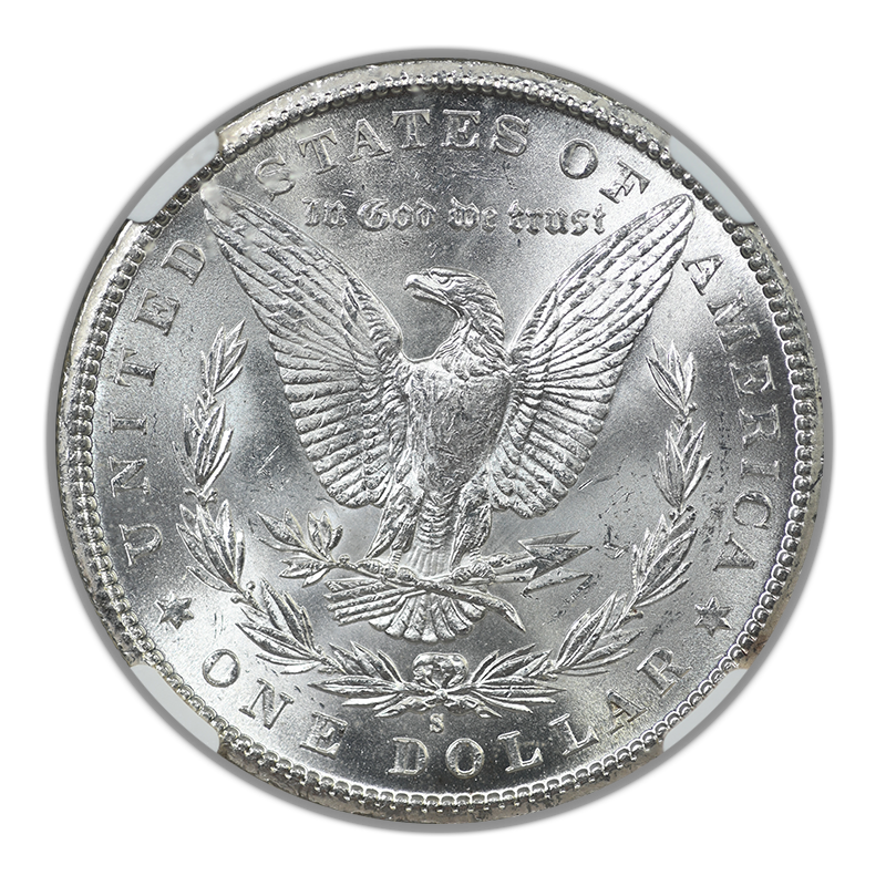 1887-S Morgan Dollar $1 NGC MS64 CAC