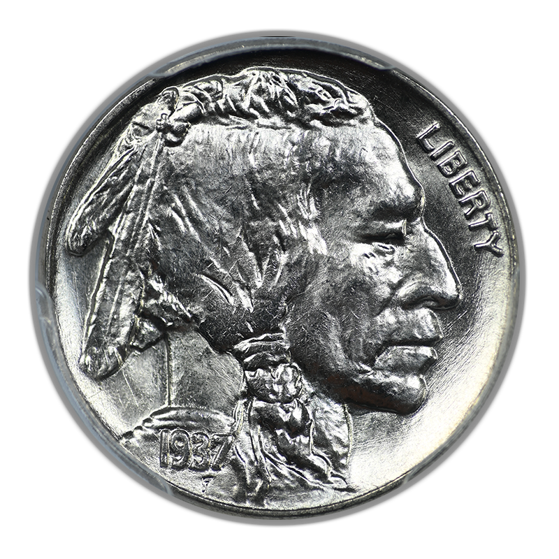 1937 Buffalo Nickel 5C PCGS MS67