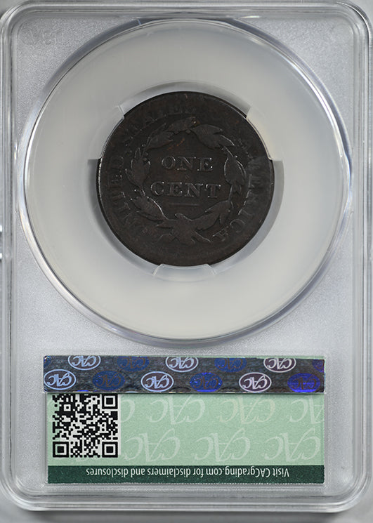 1813 Classic Head Large Cent 1C CAC AG3
