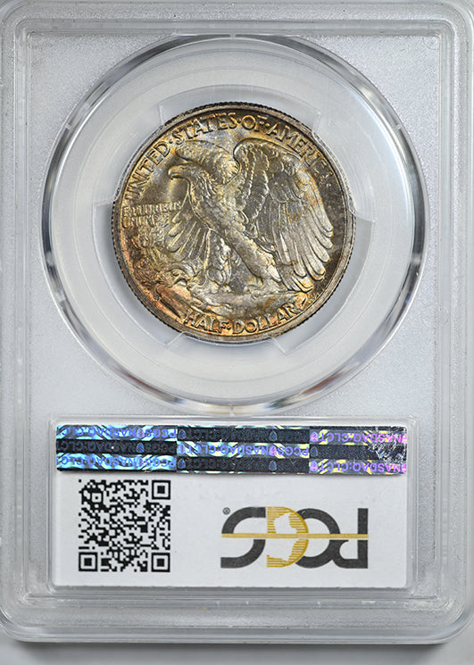 1944-S Walking Liberty Half Dollar 50C PCGS MS66 CAC - TONED!