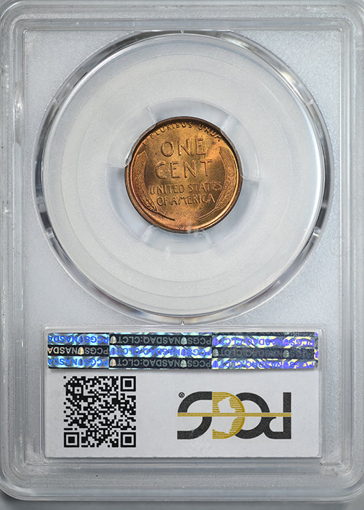 1909 VDB Lincoln Wheat Cent 1C PCGS MS67RB - TONED!