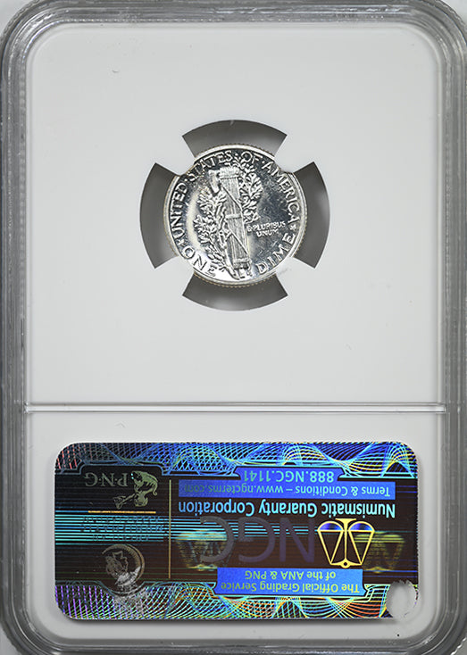 1938 Proof Mercury Dime 10C NGC PF66