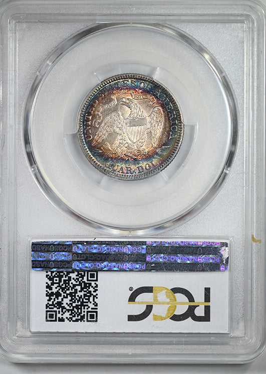 1891 Liberty Seated Quarter 25C PCGS MS63 - TONED!