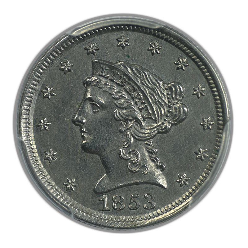 1853 Proof One Cent Pattern 1C PCGS PR62 J-151 Obverse