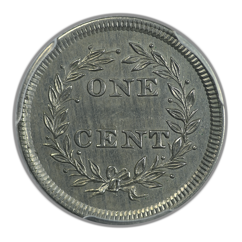 1853 Proof One Cent Pattern 1C PCGS PR62 J-151 Reverse